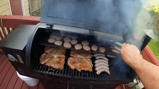 June 5, 2020/251 Home barbecue with Tampers and Mail call. Sheboygan, Wisconsin