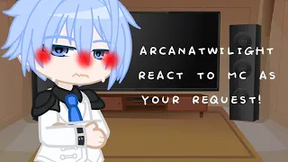 ArcanaTwilight React To MC as Your Request! || ArcanaTwilight x Genshin x Honkai || Gacha Universal