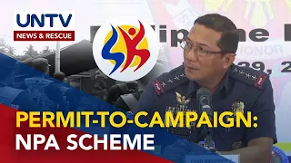 PNP warns candidates paying ‘permit-to-campaign’ to NPA means support to the terrorists