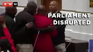 Members of the EFF kicked out of Parliament during Ramaphosa's Q and A session