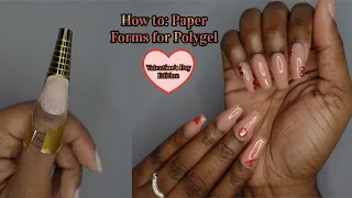 How to Use Paper Forms With Polygel | VERY DETAILED TUTORIAL w Bloopers