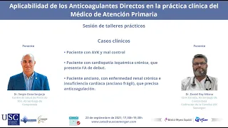 Aplicabilidad de los Anticoagulantes Directos. Sesión 2