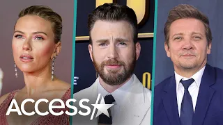 Scarlett Johansson & Chris Evans Secretly Visited Jeremy Renner After Snowplow Accident