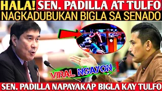 Hala! Sen. Padilla Raffy Tulfo mainit bangayan debate sa senado!