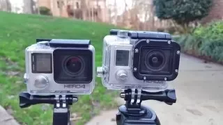 GoPro Hero 4 Silver VS Hero 3 Silver Video Test