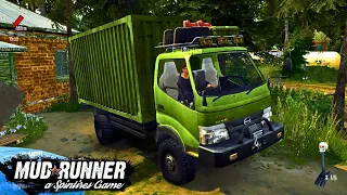 Hino Dutro Off-Road Adventure | Spintires: Mudrunner [ 4K 60FPS Gameplay ]