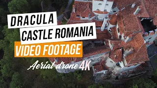 Dracula Castle Transylvania | Castelul Bran Romania | Aerial Drone Video Footage | ID Code: D0006