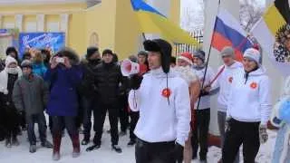 Русская пробежка Новосибирск 1 января 2014