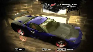 nfs most wanted - Chevrolet Corvette Z06 C5 Extended Customization  w/ Junkman Tuning Mod & GAMEPLAY