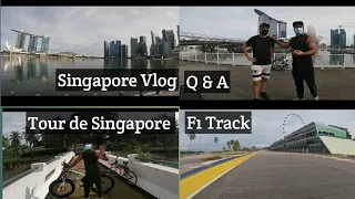 Singapore Vlog/cycling on F1 track