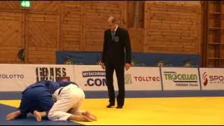 Judo Veterans EM 2011 M3 -73kg Baur - Traavik