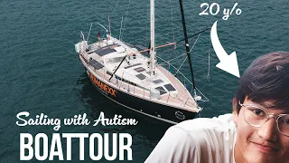 Solo Around the world at 20 years. - BOATTOUR - THE MOST CAPABLE 33FT. ? - Sailing with Autism.