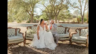 BRIDE CUTS HER HAIR HALFWAY THROUGH THE WEDDING 🤯- Upbeat California Destination Wedding