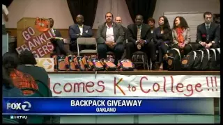 2016 Oakland Backpack Kickoff Event - 12,000 students