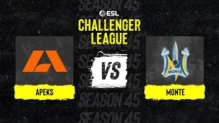 Apeks vs. Monte - Map 3 [Anubis] - ESL Challenger League Season 45 Europe - Consolidation final