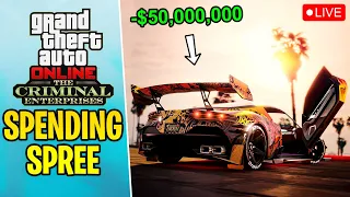 GTA Online - The Criminal Enterprises $50,000,000 SPENDING SPREE (All New Content)