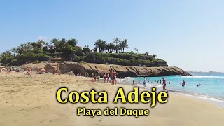 Costa Adeje Tenerife - Playa del Duque beach | 4K