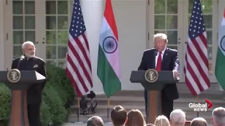 Donald Trump and Indian Prime Minister Narendra Modi Full Joint News Conference