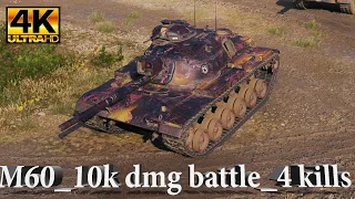 M60 video in Ultra HD 4K 10052 dmg, 4 kills, 1563 exp, 2290 block, 1183 assist World of Tanks.