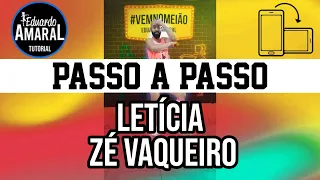 AULA 25 PASSO A PASSO | Letícia - Zé Vaqueiro