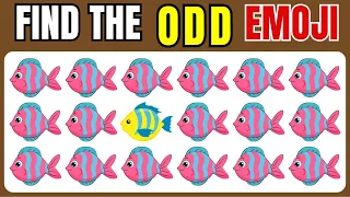 (360)Find the odd Emoji Out | Fish Special #1#quiz #findtheoddemojiout #oddemoji