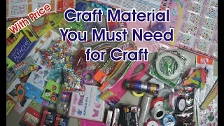 You Must Need Craft Material | Craft Material | Craft Tools | Craft Products | Craft Haul