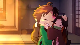 nezuko was affection! (demon slayer)(gacha club)