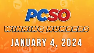 P525M Jackpot Super Lotto 6/49, 2D, 3D, 6D, and Lotto 6/42 | January 4, 2024