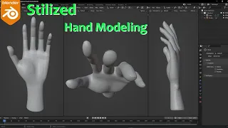 How I model a Hand in Blender | FREE DOWNLOAD