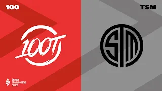 100 vs TSM | Week 9 | LCS Summer Split | 100 Thieves vs TSM (2021)