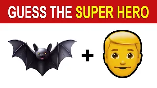 Guess the Super Hero by Emoji | superhero quiz | emoji challenge