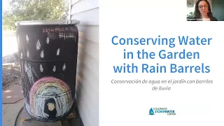 Bilingual Conserving Water in the Garden with Rain Barrels (English Video)