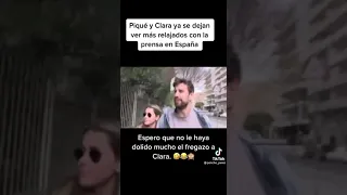 ¡Claramente no vio el cartel! La novia de Piqué hizo un papelón en la vía pública