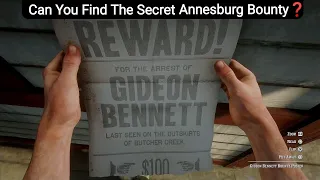 Finding The Secret Annesburg Bounty Gideon Bennett - RDR2