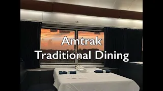 Amtrak's NEW Traditional Dining Onboard the Southwest Chief | Amtrak Dining Car