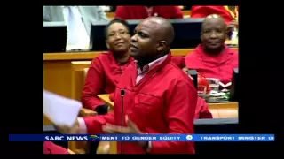 EFF to await communication from Parliament on their suspension