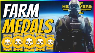 *SOLO* The FASTEST Way To Farm Medals In HELLDIVERS 2 | Make 260 Medals Per Hour!