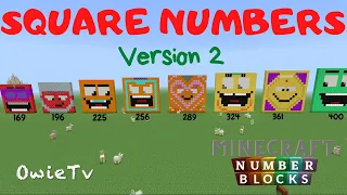 Square Number Song Numberblocks Minecraft | Math Songs For Kids
