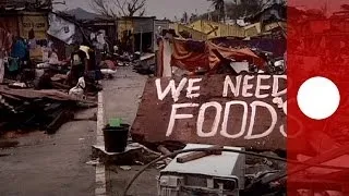 Philippines typhoon nightmare survivors barely scraping by