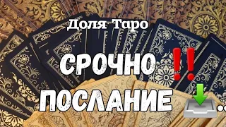 📥‼️ОЧЕНЬ ВАЖНО ПРОЧЕСТЬ СЕГОДНЯ ⚡️Послание от Души умершего #таро