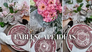 DECORATE WITH ME | MOTHER'S DAY TABLESCAPE IDEAS | EASY HOSTING IDEAS | SPRING TABLESCAPE IDEAS