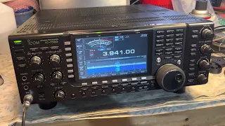 Icom 7700 first QSO after rebuild/repair/alignment of PA Unit