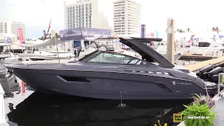 2021 Cruisers Yachts 338 SS Outboard Yacht Walkaround Tour - 2020 Fort Lauderdale Boat Show