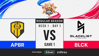 MPL PH S13 - W1D1 - APBR vs BLCK - GAME 1