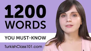 1200 Words Every Turkish Beginner Must Know