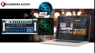 soundcraft UI24R - external FX dengan Wave SuperRack