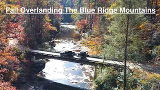 Overlanding the Blue Ridge mountains in the fall of 2023