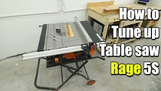 Tuning Up Table Saw Evolution Rage 5S