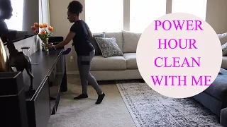 POWER HOUR CLEAN WITH ME | SPEED CLEANING | PAMLASHAWN