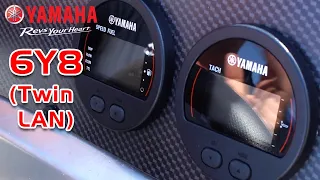 The best outboard gauges in the world - Yamaha 6Y8(Twin LAN) gauge tutorial